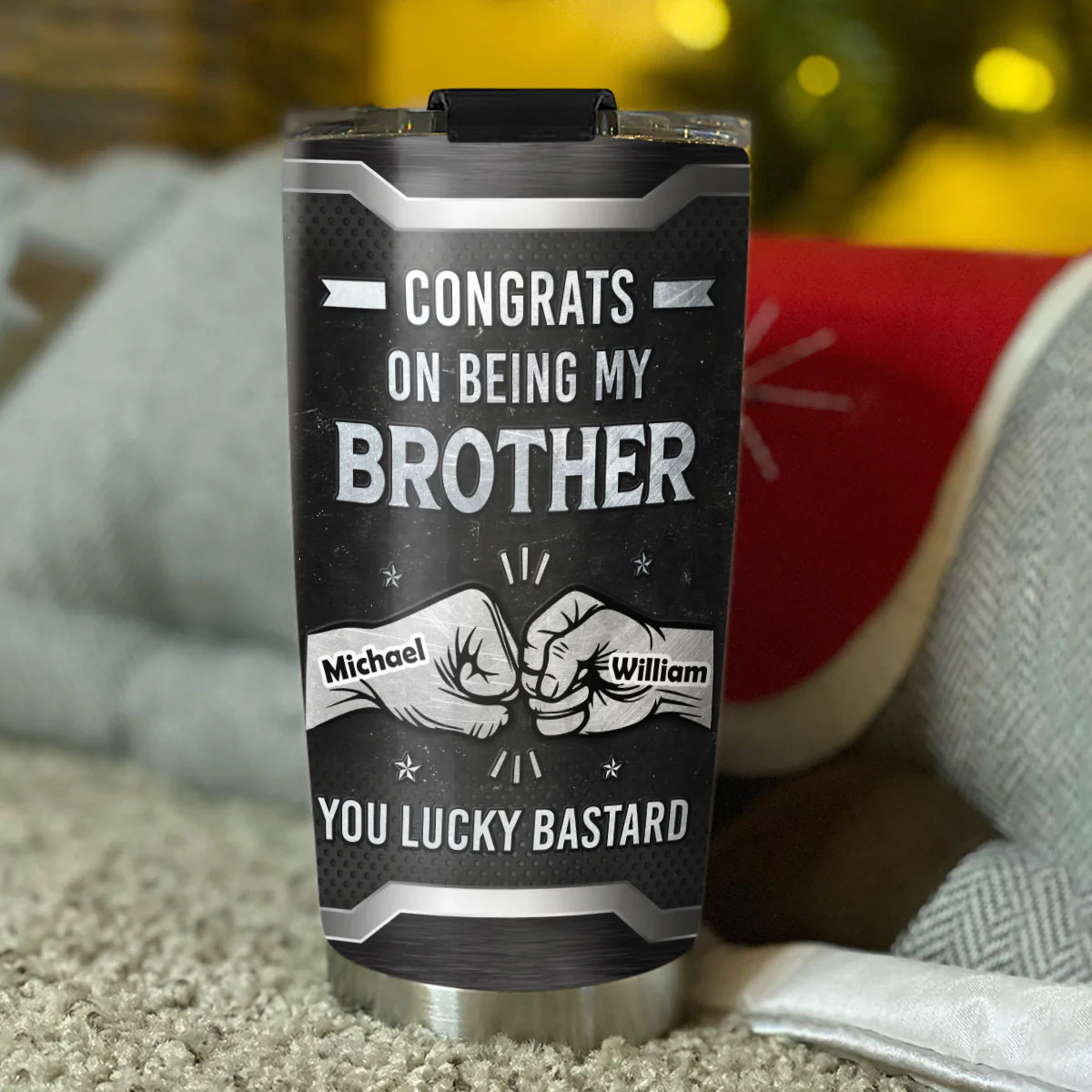 Congrats - Personalized Custom Tumbler - Image 2