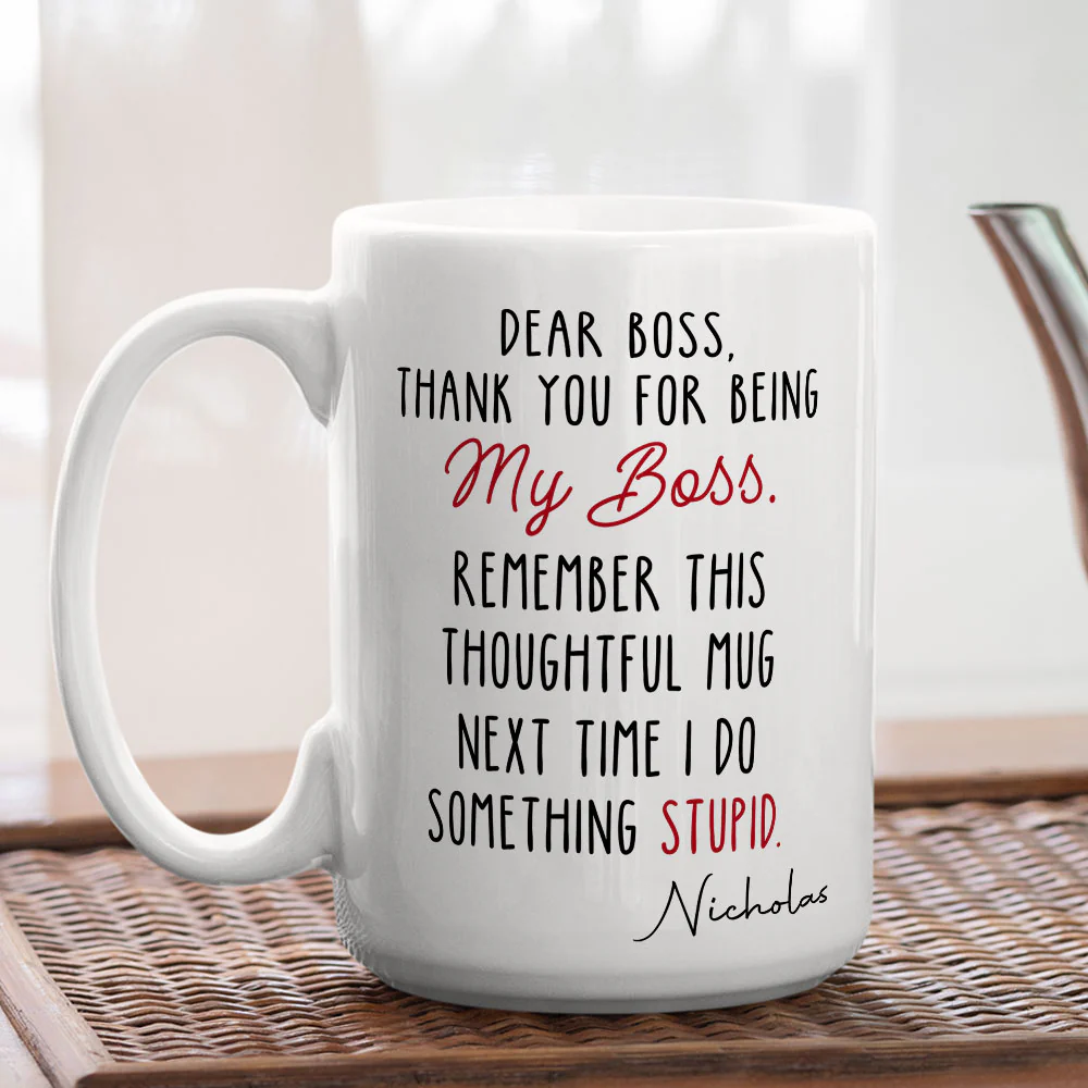 Consider This My Apology Advance - Personalized Custom Coffee Mug - Image 4
