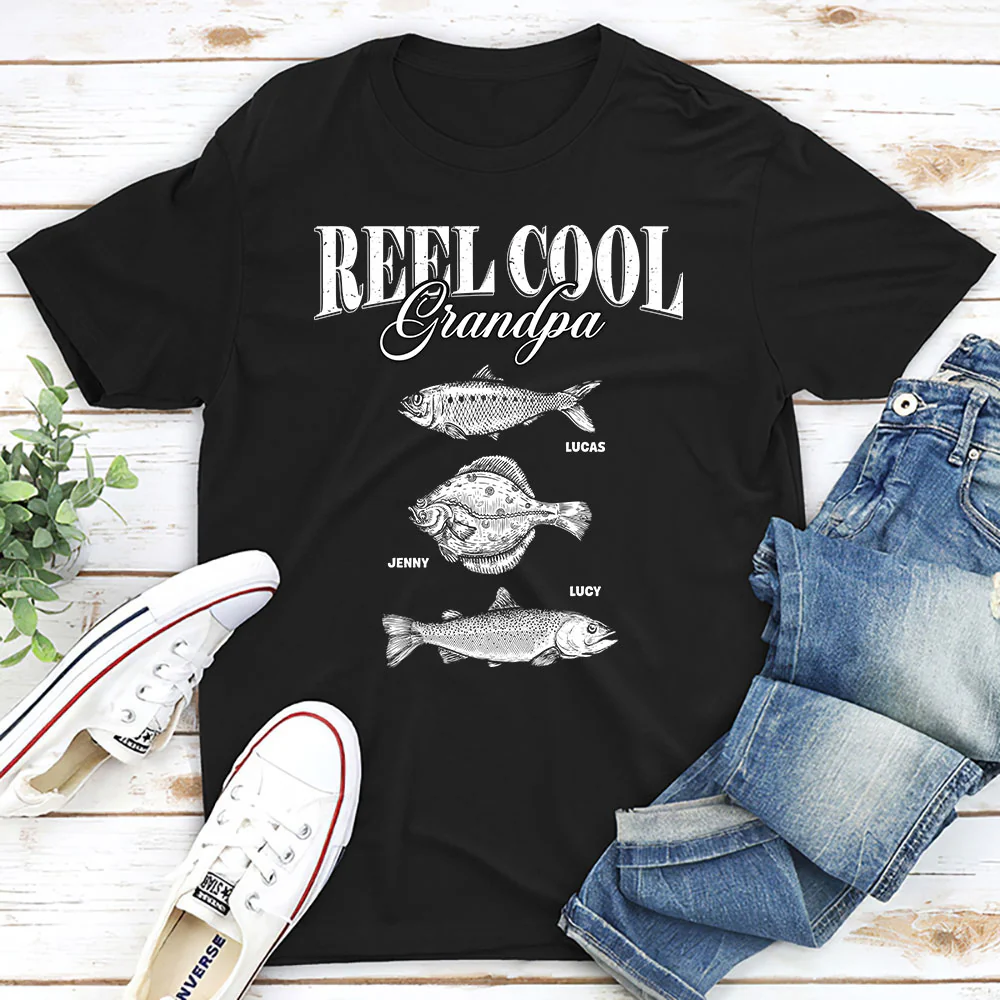 Cool Dad Big Catches - Personalized Custom Shirt - Image 2