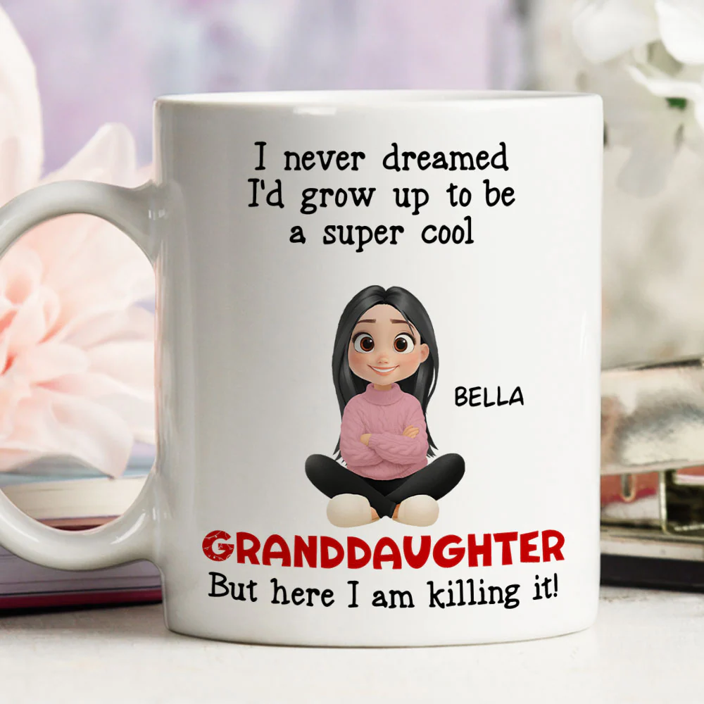 Cool Grandson - Personalized Custom Coffee Mug - Image 3