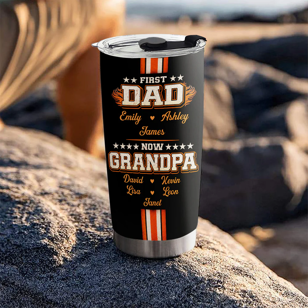Cool Papa - Personalized Custom Tumbler - Image 5