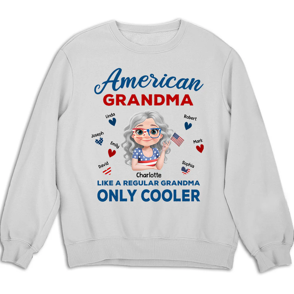 Cooler Grandma - Personalized Custom Shirt - Image 5