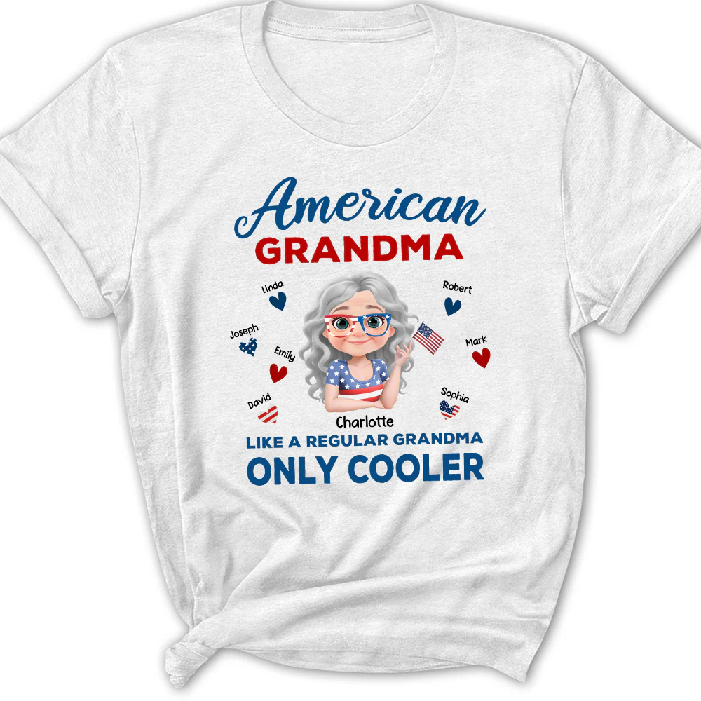 Cooler Grandma - Personalized Custom Shirt - Image 7