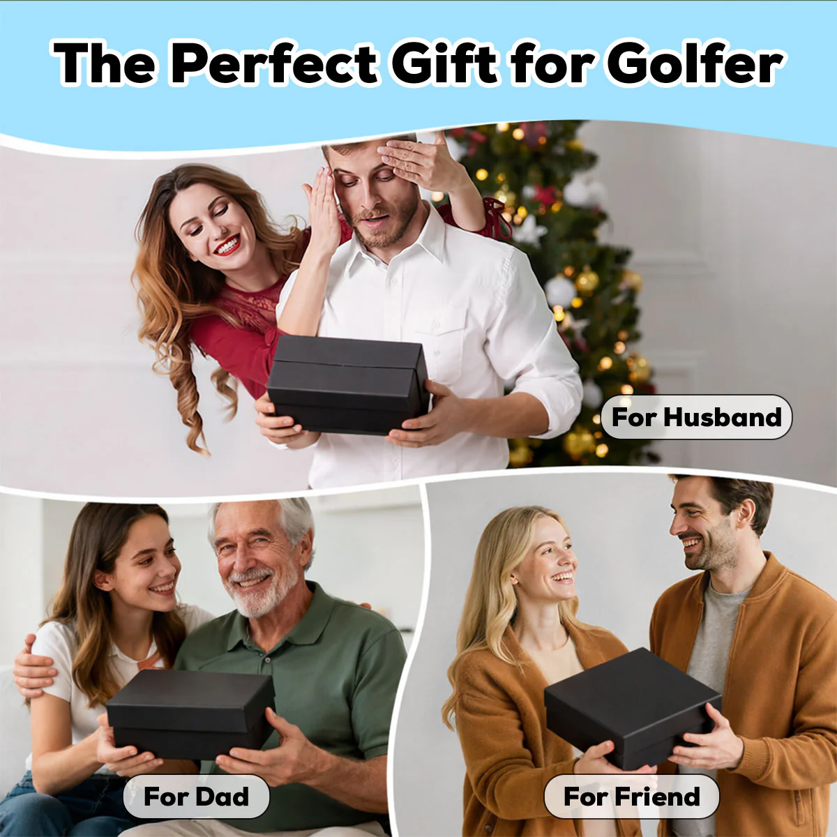 Cooler Than All Other Grandpa - Personalized Custom Golf Towel - Image 7