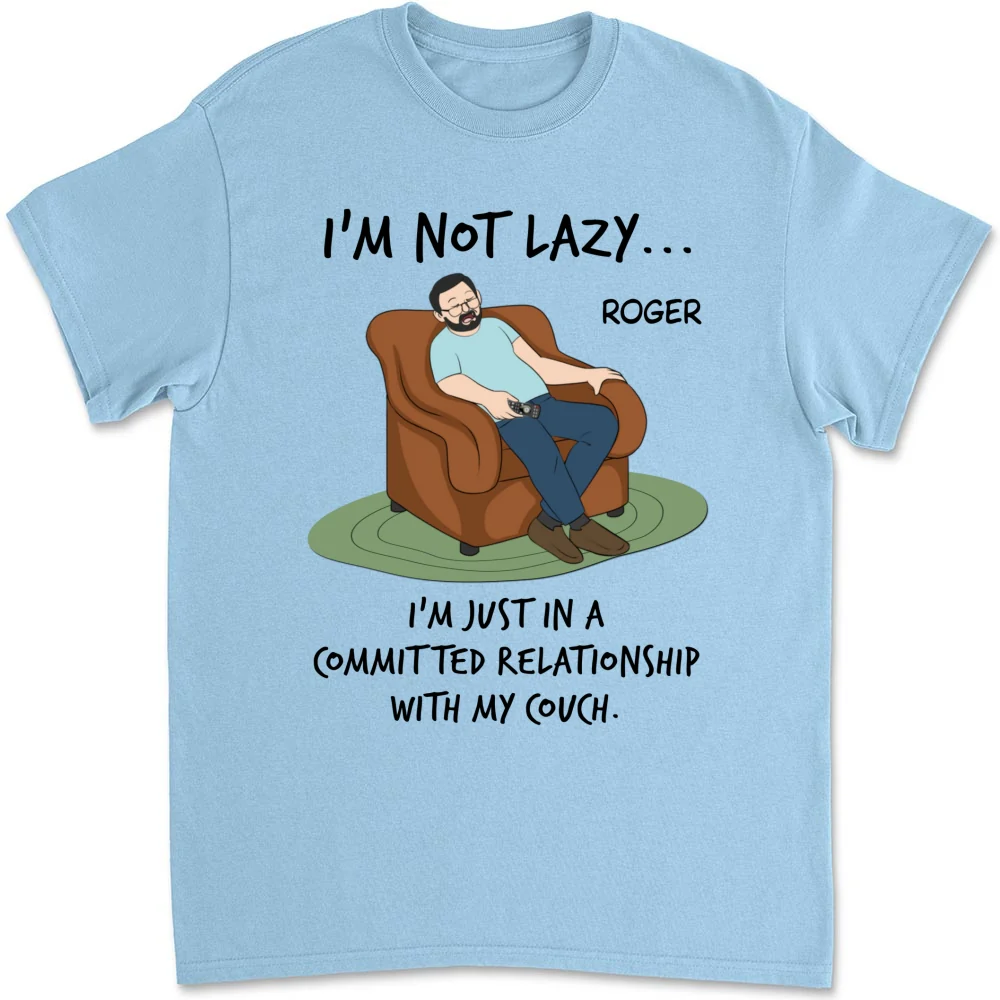 Couch Life Is My Type - Personalized Custom Shirt - Image 8