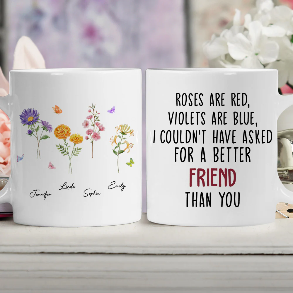 Could Not Have Asked For A Better Sister Than You - Personalized Custom Mug - Image 3