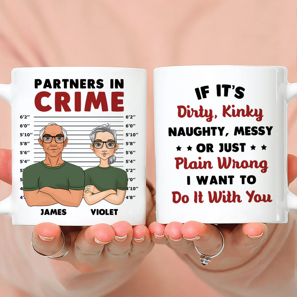 Crime Partners - Personalized Custom Coffee Mug - Image 2