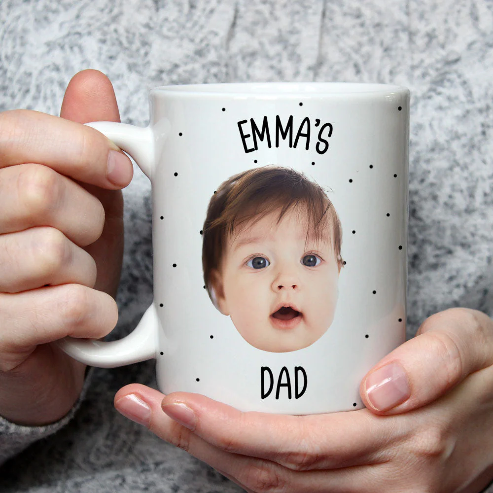 Custom Baby Face Photo - Personalized Custom Coffee Mug - Image 4