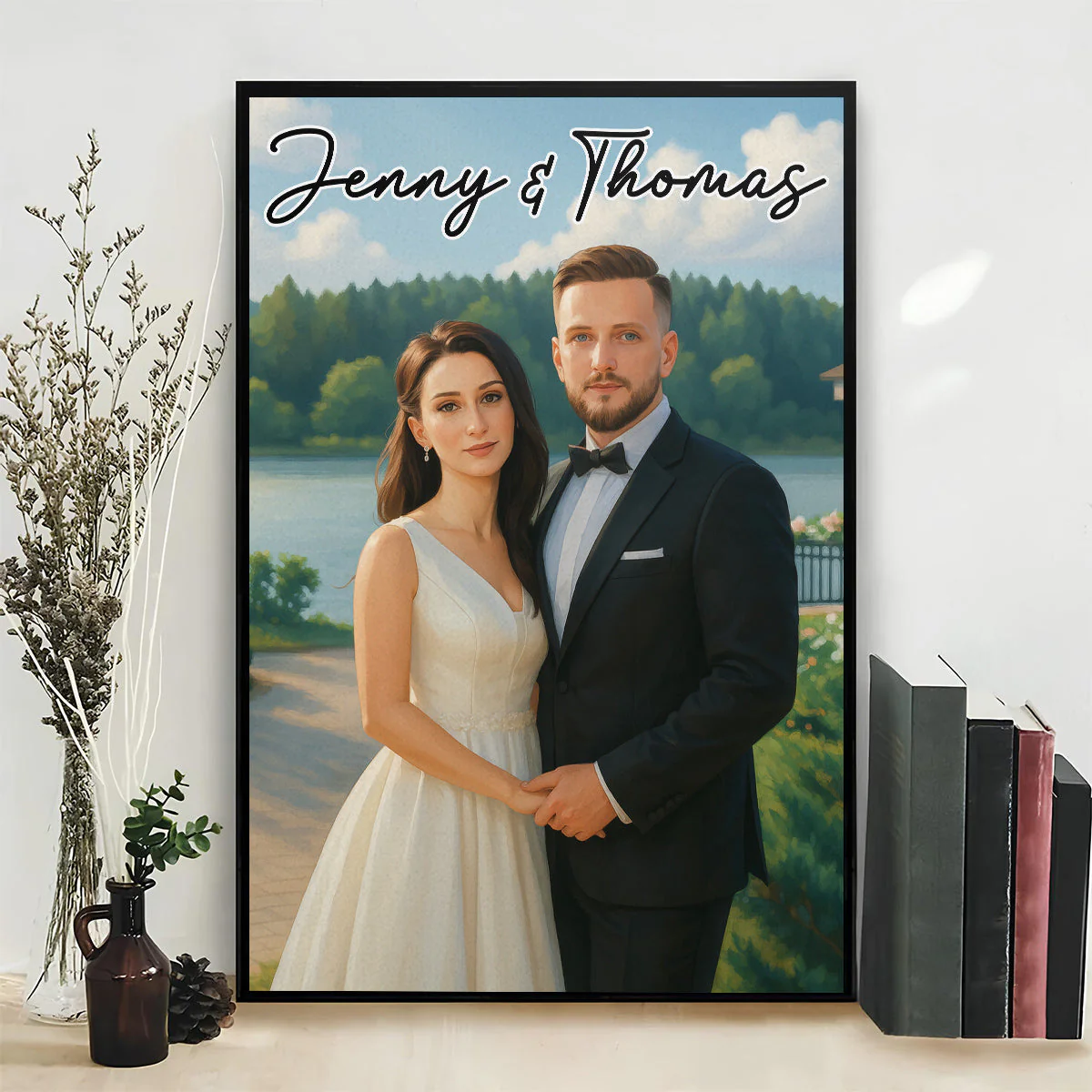 Custom Couple Photo Forever Love - Personalized Custom Poster - Image 3