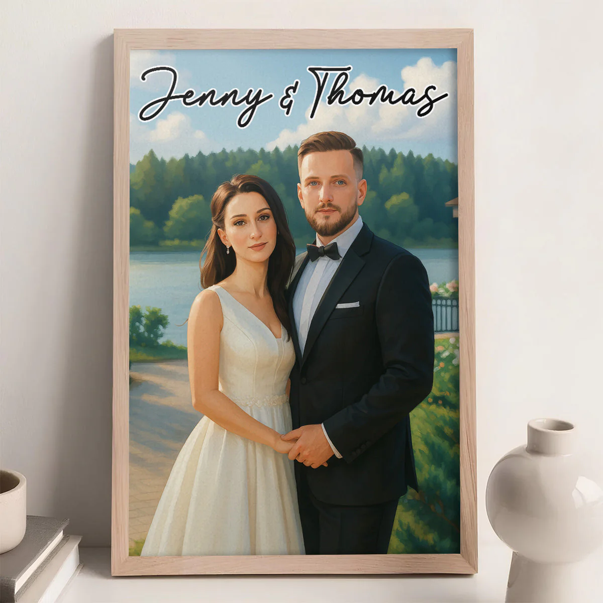 Custom Couple Photo Forever Love - Personalized Custom Poster - Image 4