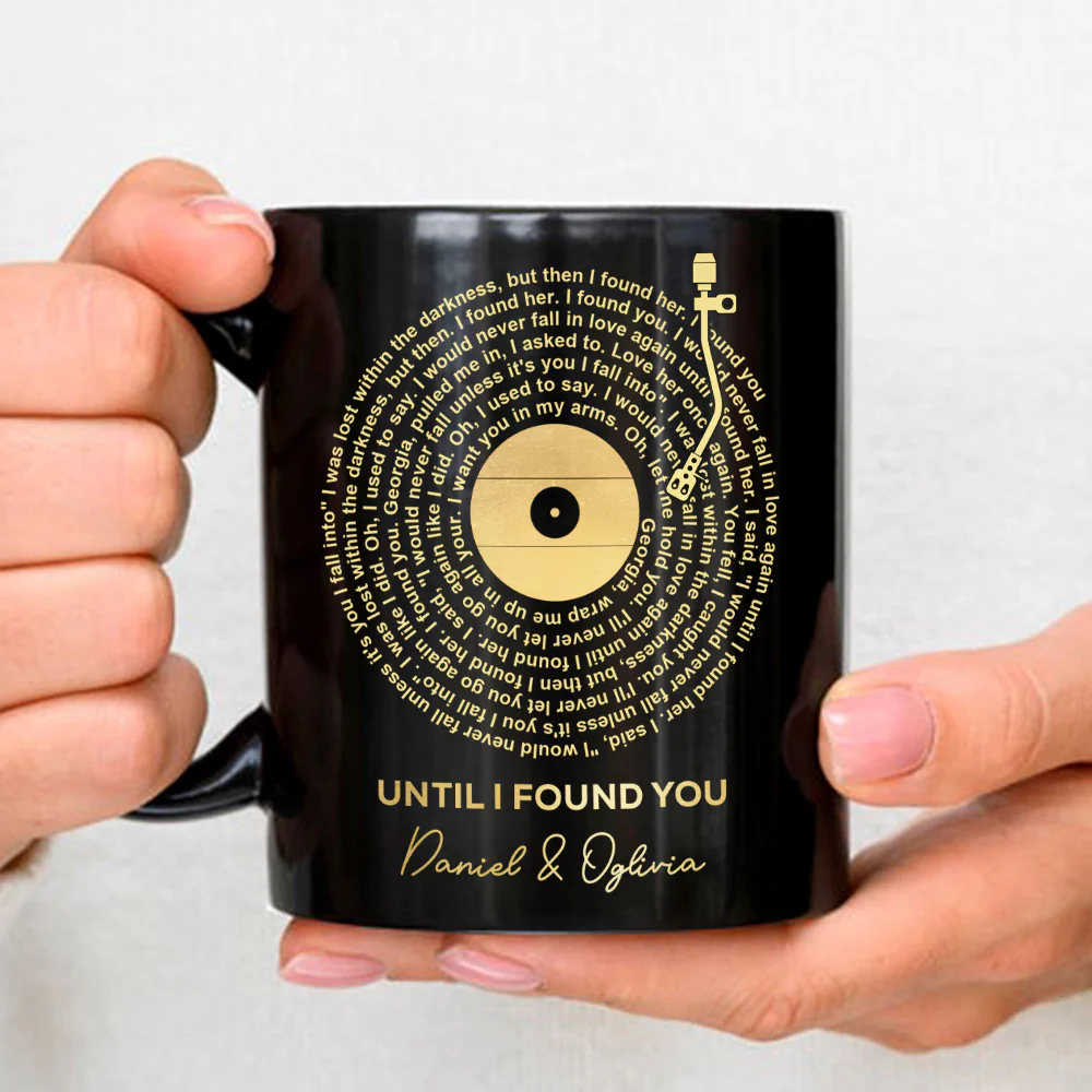Custom Favorite Spiral Song Lyrics - Personalized Custom Coffee Mug - Image 2