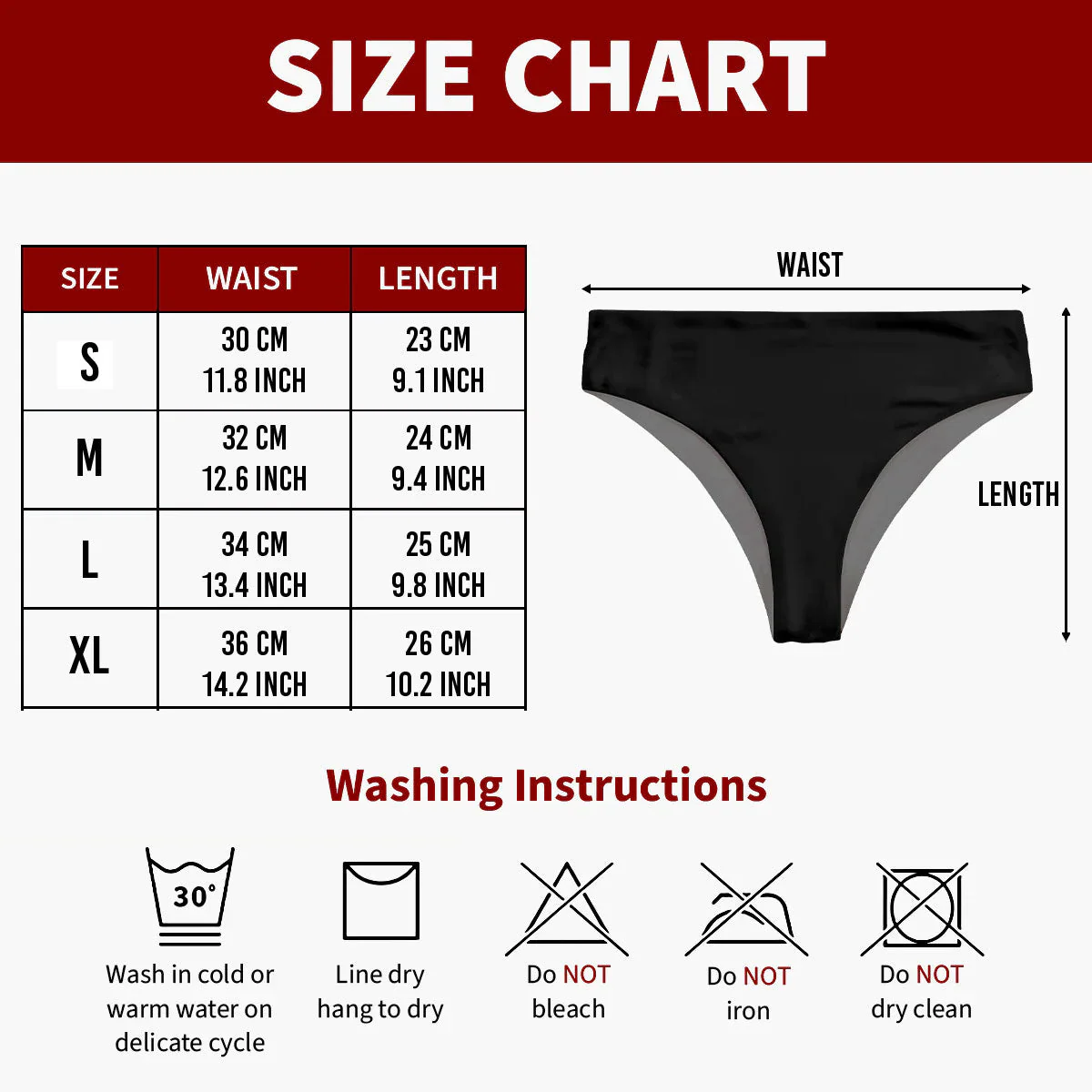 Custom Fit For Only My Husband - Personalized Women Briefs - Image 6