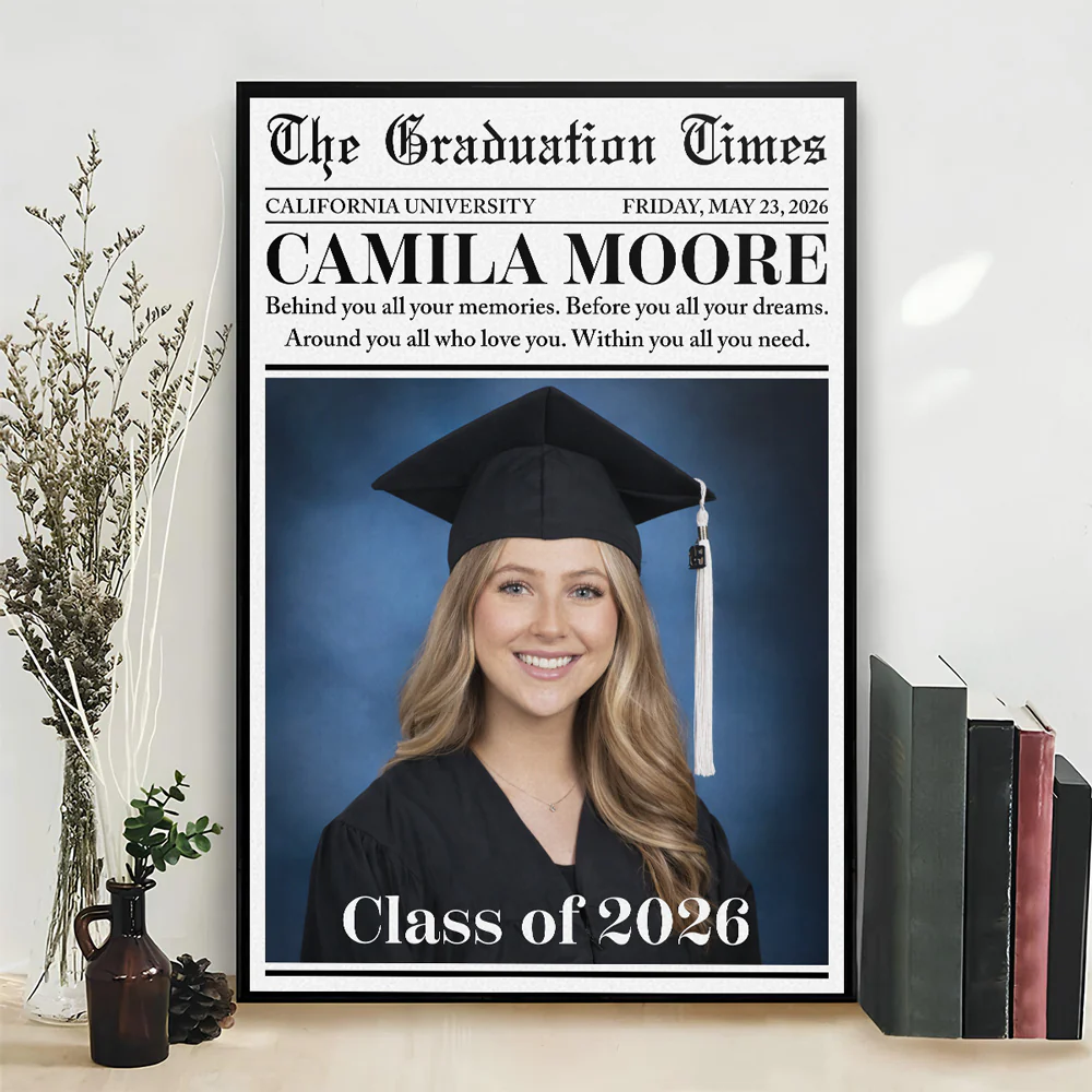 Custom Graduation Newspaper - Personalized Custom Poster - Image 2