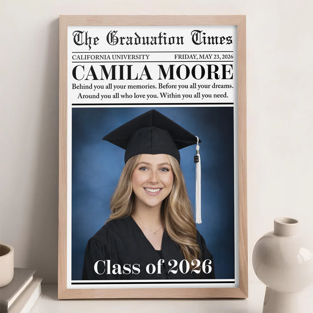 Custom Graduation Newspaper - Personalized Custom Poster - Image 3