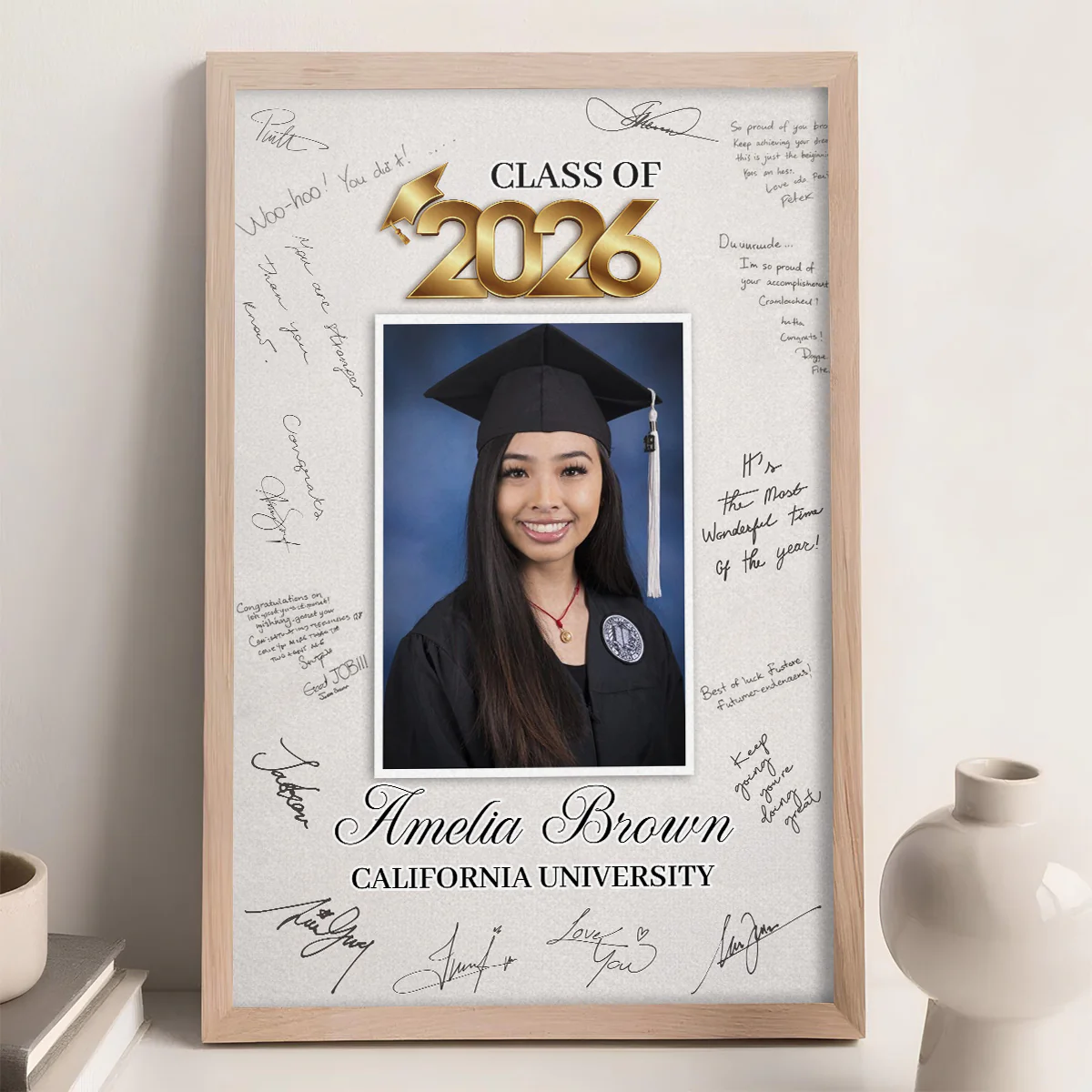 Custom Graduation Photo Signature - Personalized Custom Poster - Image 3