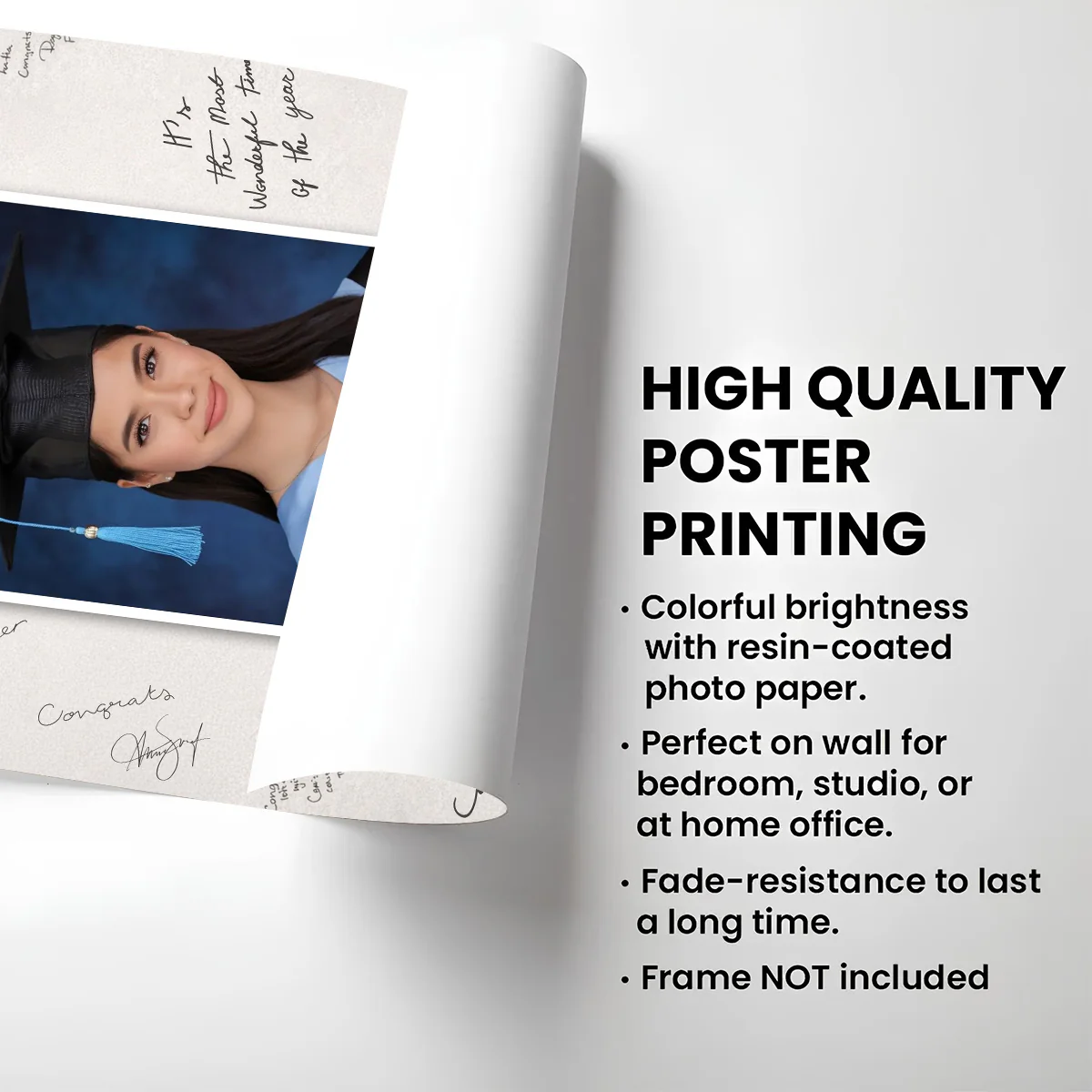Custom Graduation Photo Signature - Personalized Custom Poster - Image 4