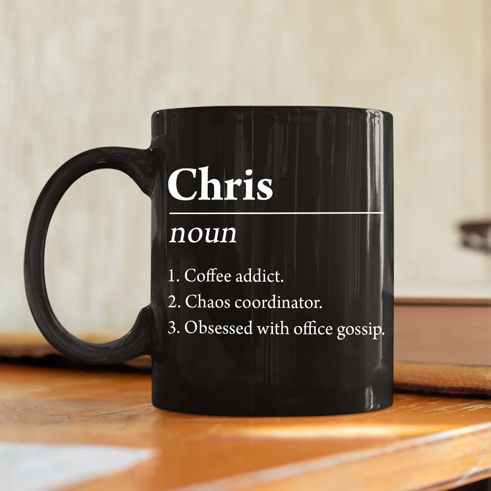 Custom Name Definition - Personalized Custom Coffee Mug - Image 2