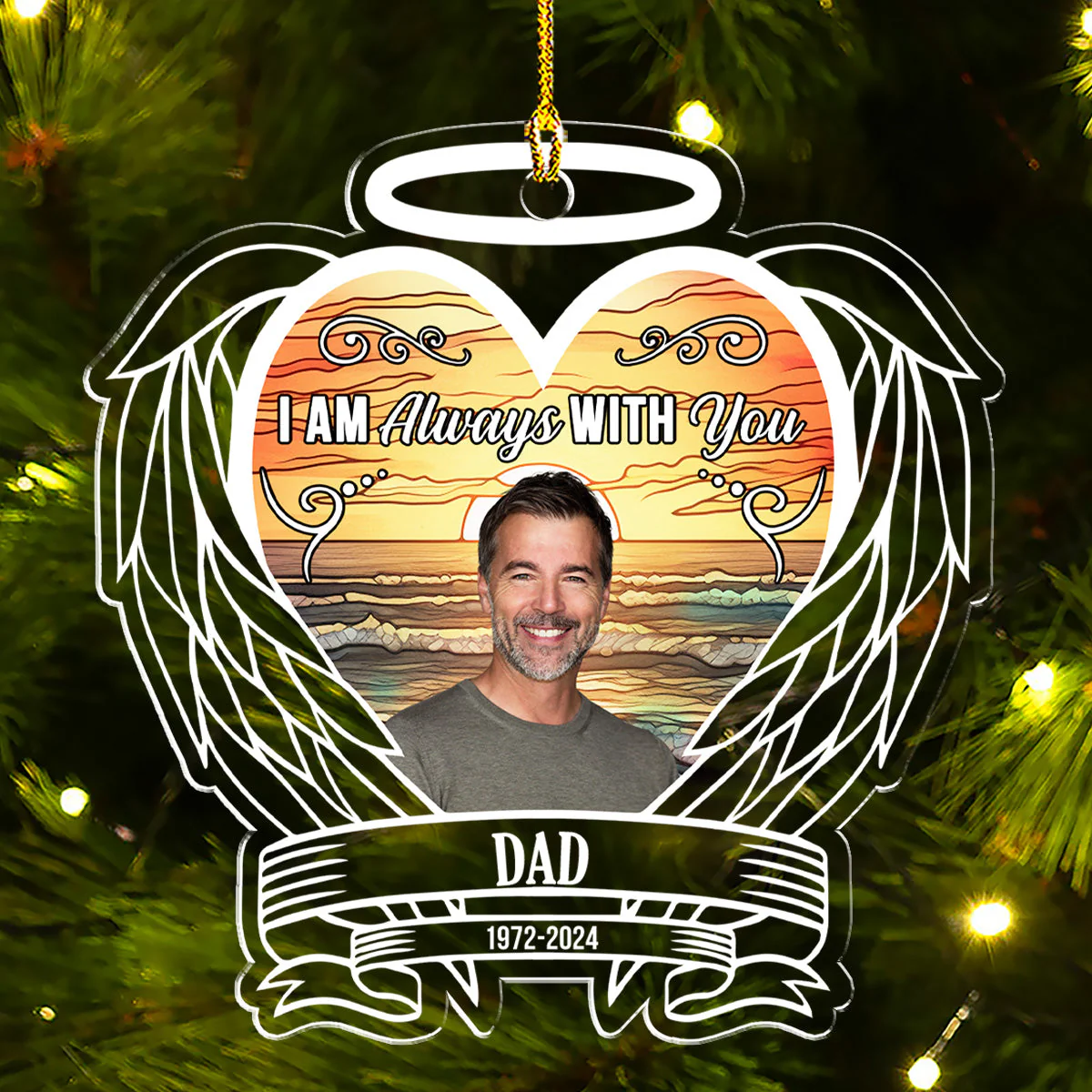 Custom Photo Always On Our Minds - Personalized Custom Acrylic Ornament - Image 4