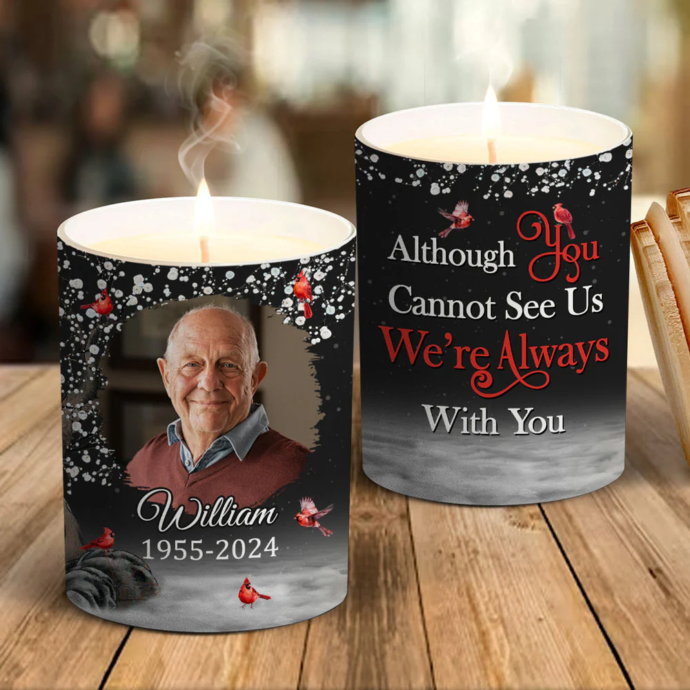 Custom Photo Continue To Light Up The World - Personalized Custom Candle - Image 3