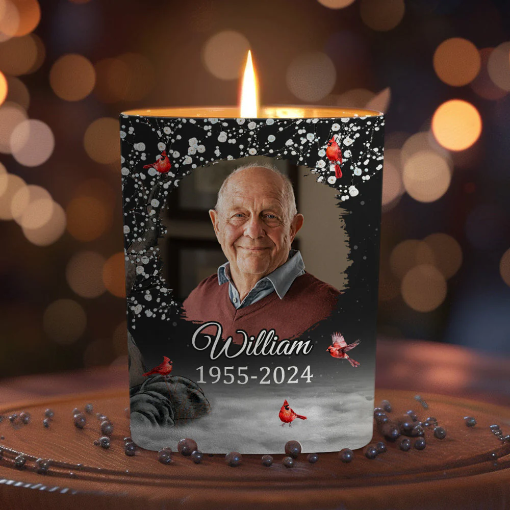 Custom Photo Continue To Light Up The World - Personalized Custom Candle - Image 4