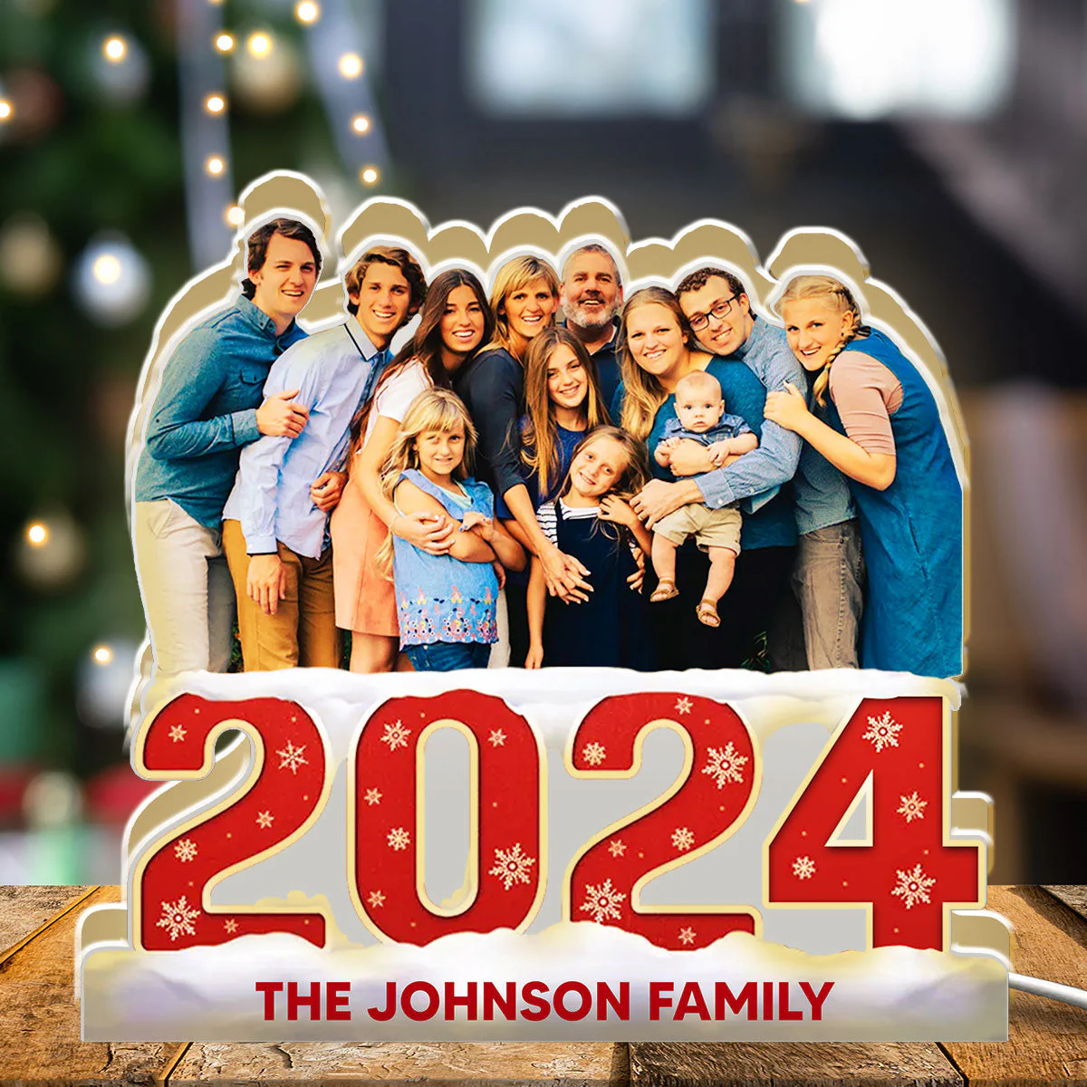 Custom Photo Family 2024 - Personalized Custom Light Box - Image 2