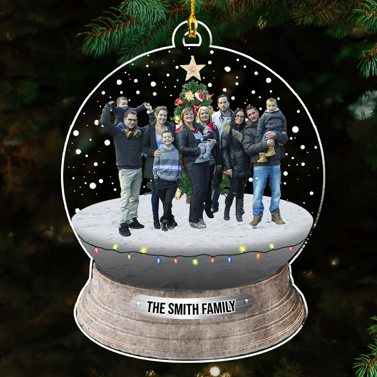Custom Photo Family - Personalized Custom Acrylic Ornament