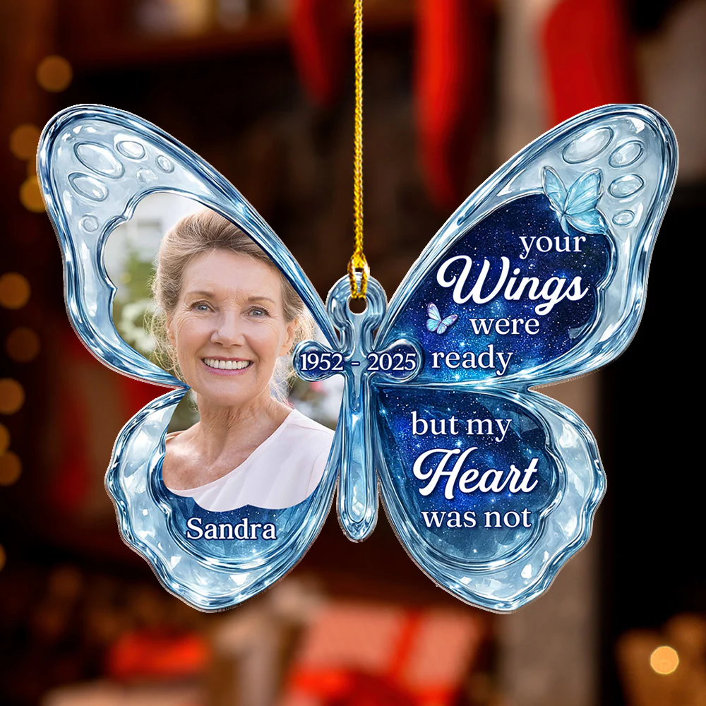 Custom Photo I Am Not Ready - Personalized Custom Acrylic Ornament - Image 2