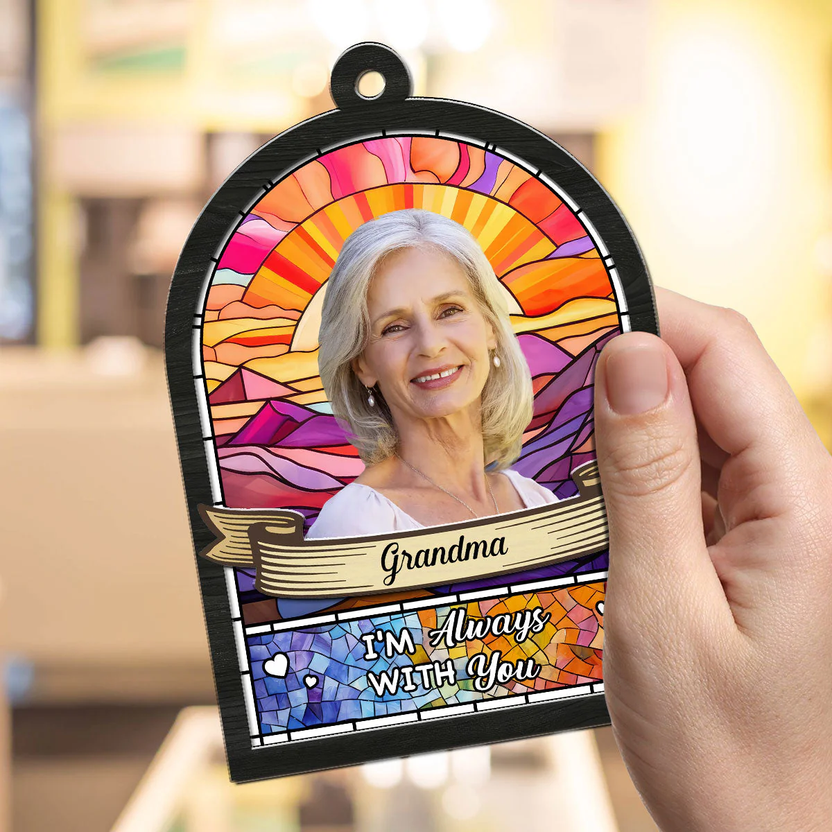 Custom Photo I Will Always Remember You - Personalized Custom Suncatcher - Image 4
