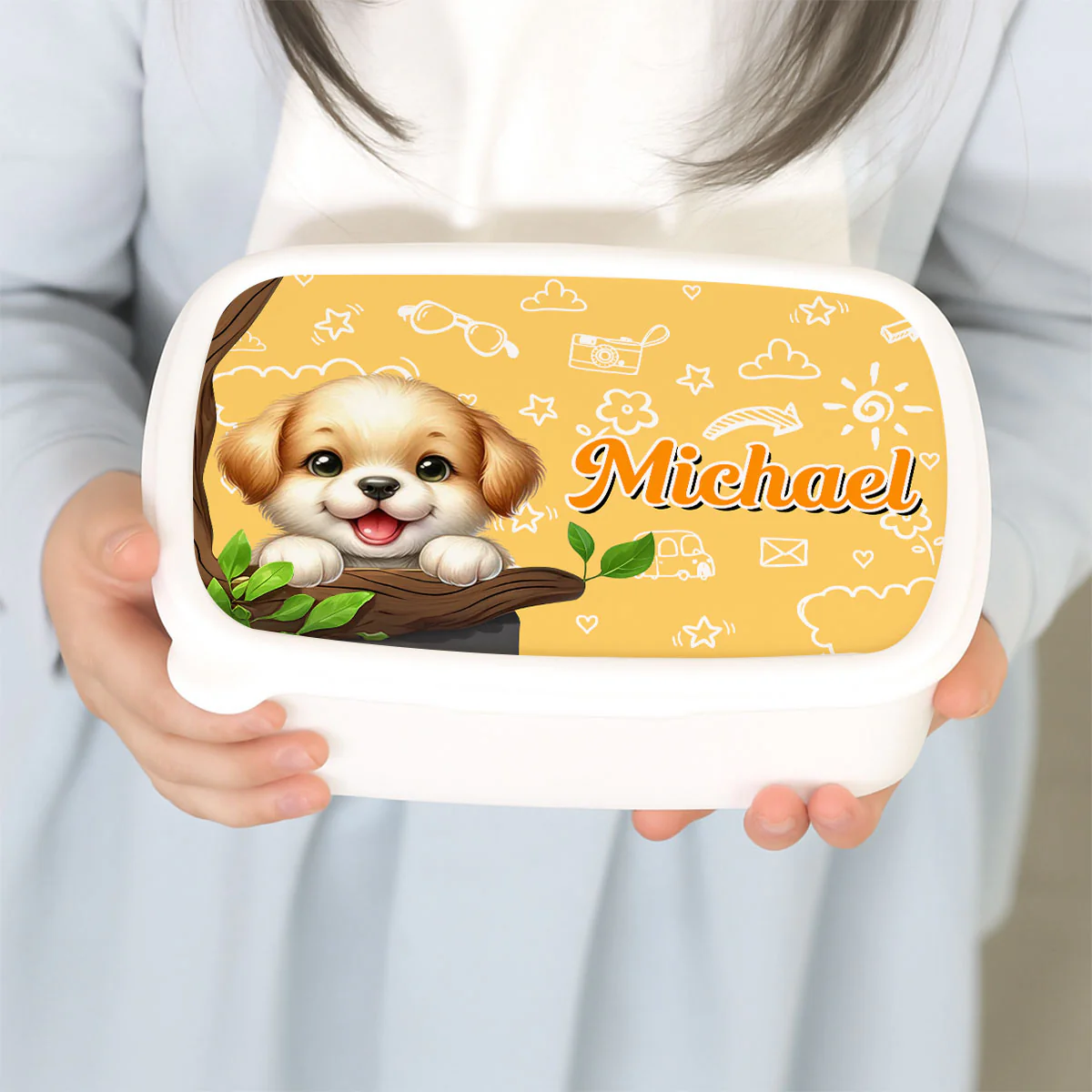 Cute Animal Safe - Personalized Custom Lunch Box - Image 2
