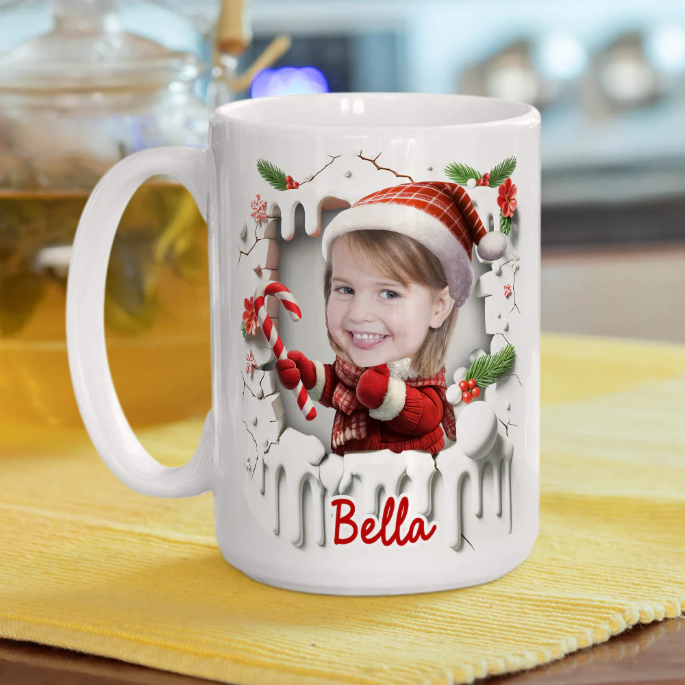 Cute Baby Christmas - Personalized Custom Coffee Mug - Image 5