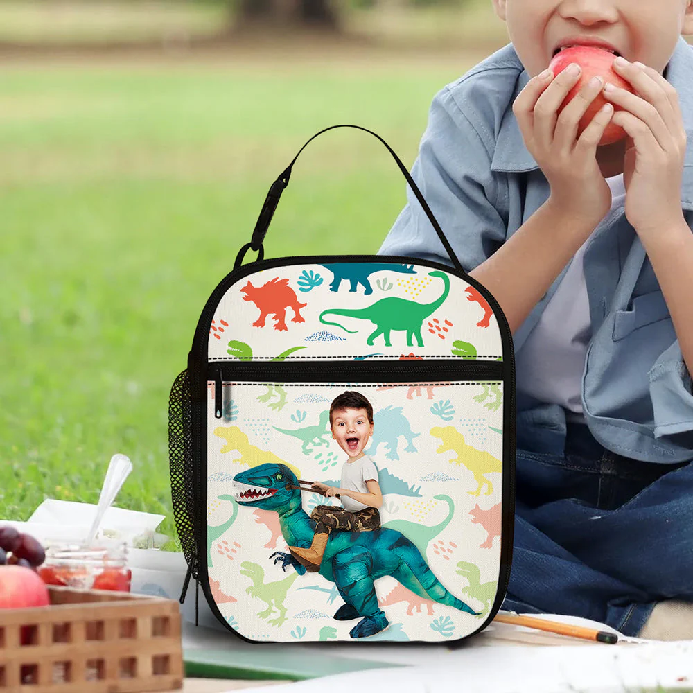 Cute Kid Fantasy Friends - Personalized Custom Insulated Lunch Bag - Image 4