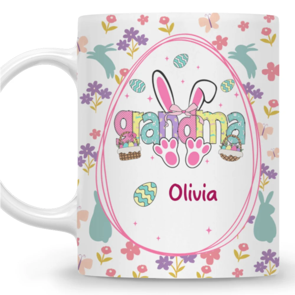 Cuteness Hatched This Easter - Personalized Custom Coffee Mug - Image 5