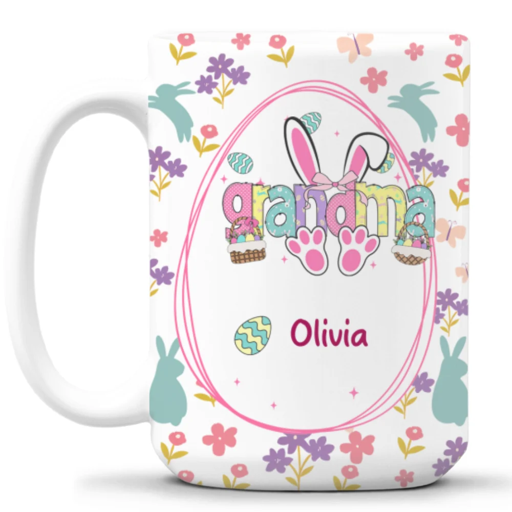 Cuteness Hatched This Easter - Personalized Custom Coffee Mug - Image 7