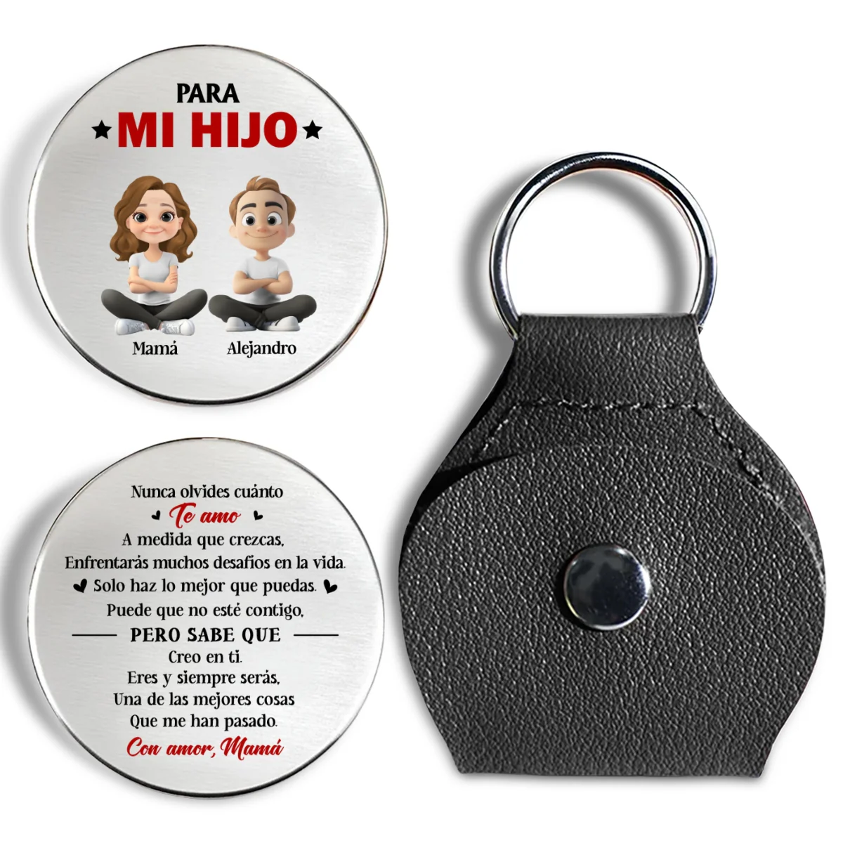 Da Siempre Lo Mejor De Ti Hijo - Abrazo De Bolsillo Personalizado - Image 6