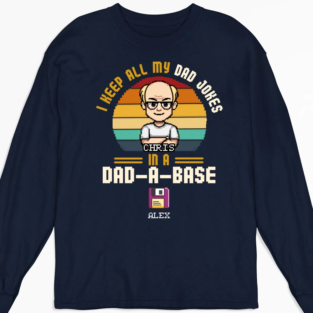 Dad A Base - Personalized Custom Shirt - Image 12