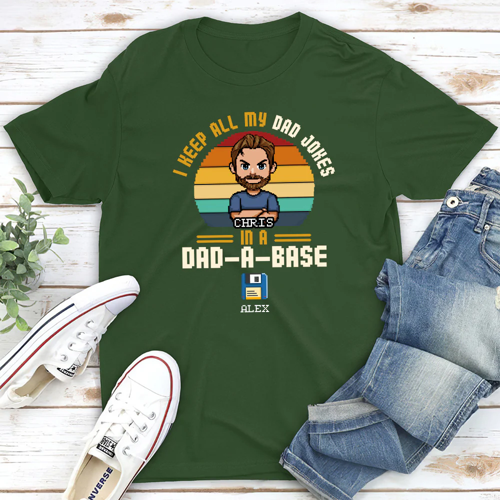 Dad A Base - Personalized Custom Shirt - Image 2