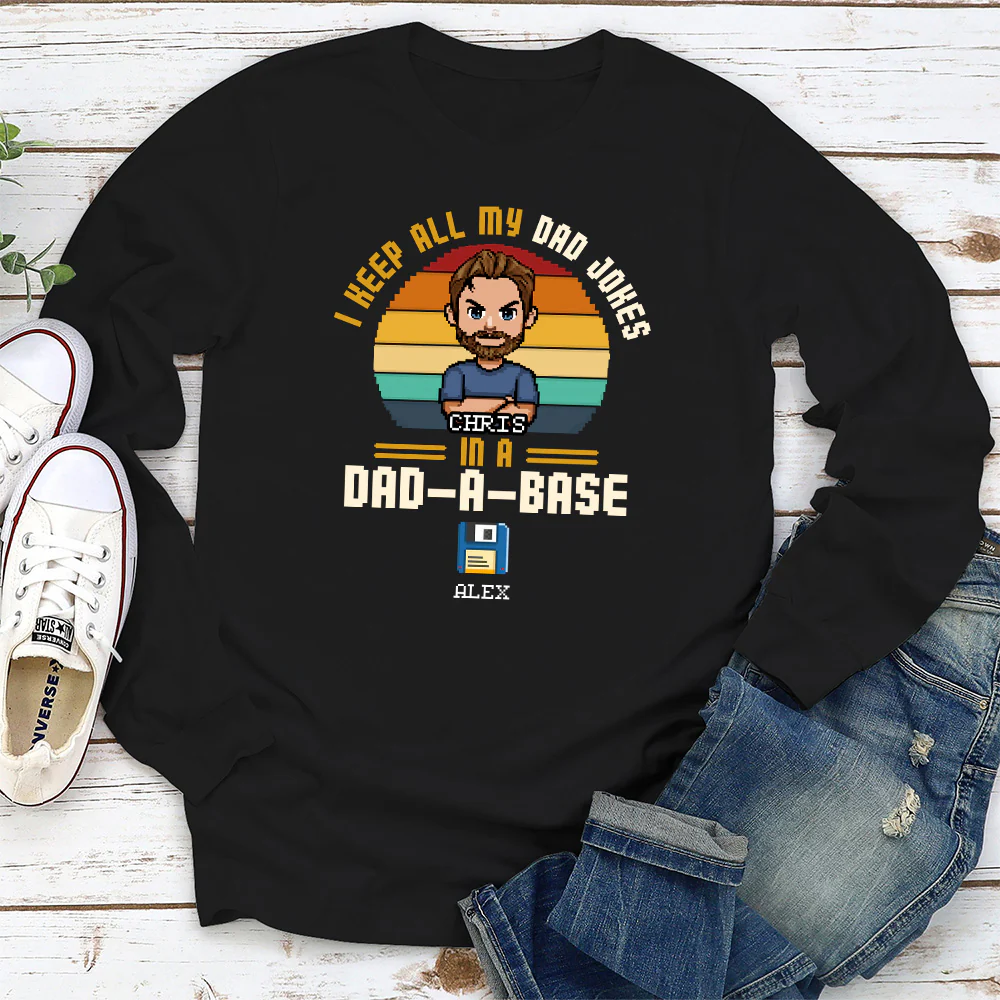 Dad A Base - Personalized Custom Shirt - Image 4