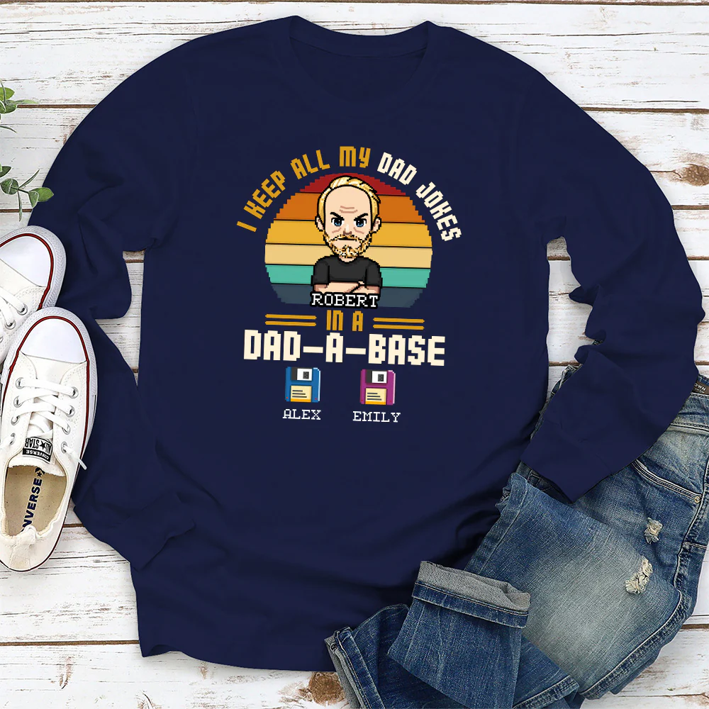 Dad A Base - Personalized Custom Shirt - Image 5