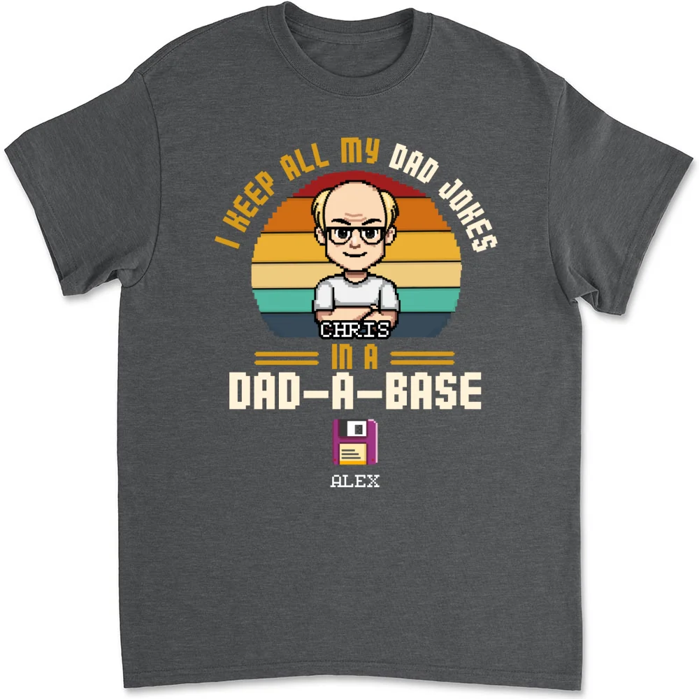 Dad A Base - Personalized Custom Shirt - Image 7