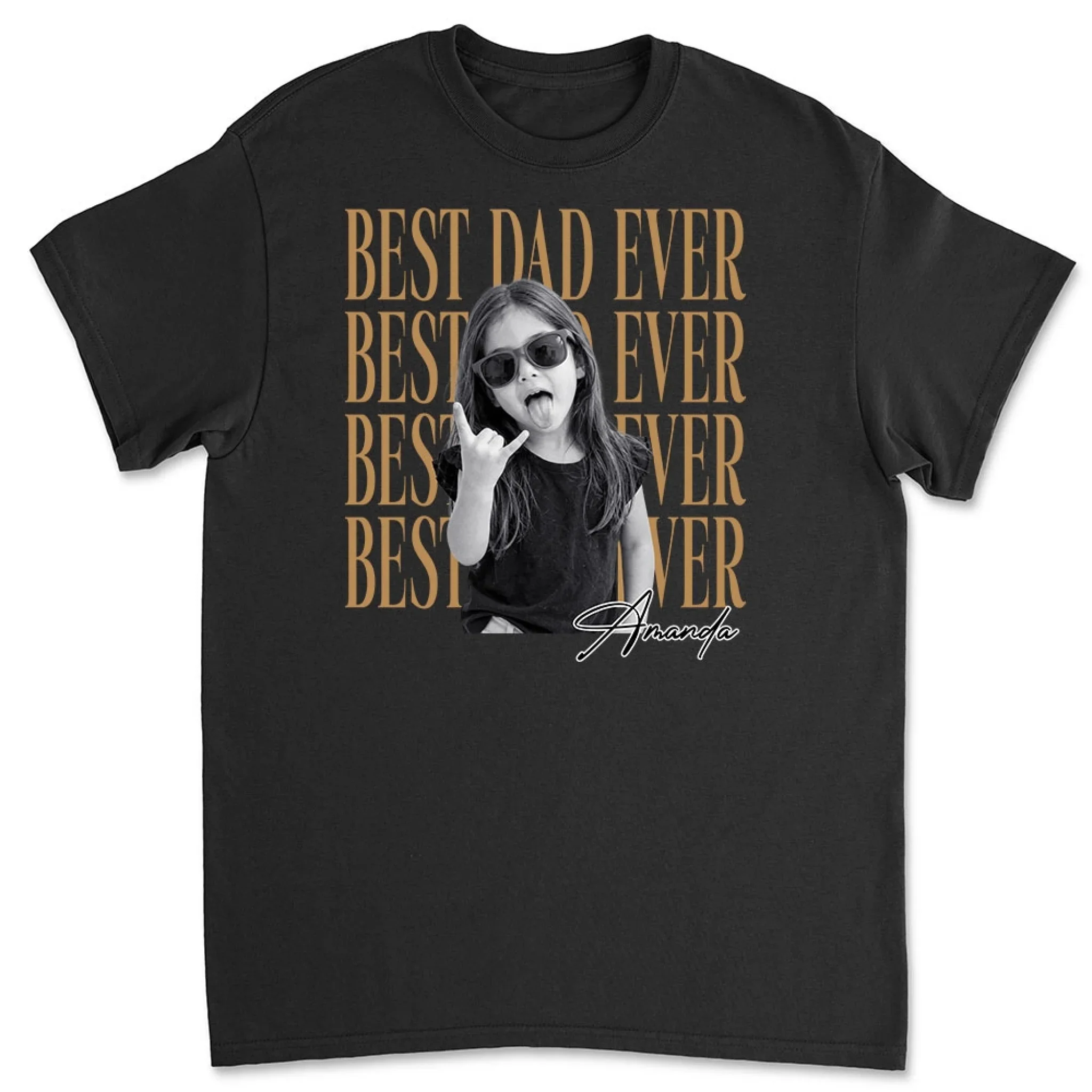 Dad And Kid Minimalist - Personalized Custom Shirt