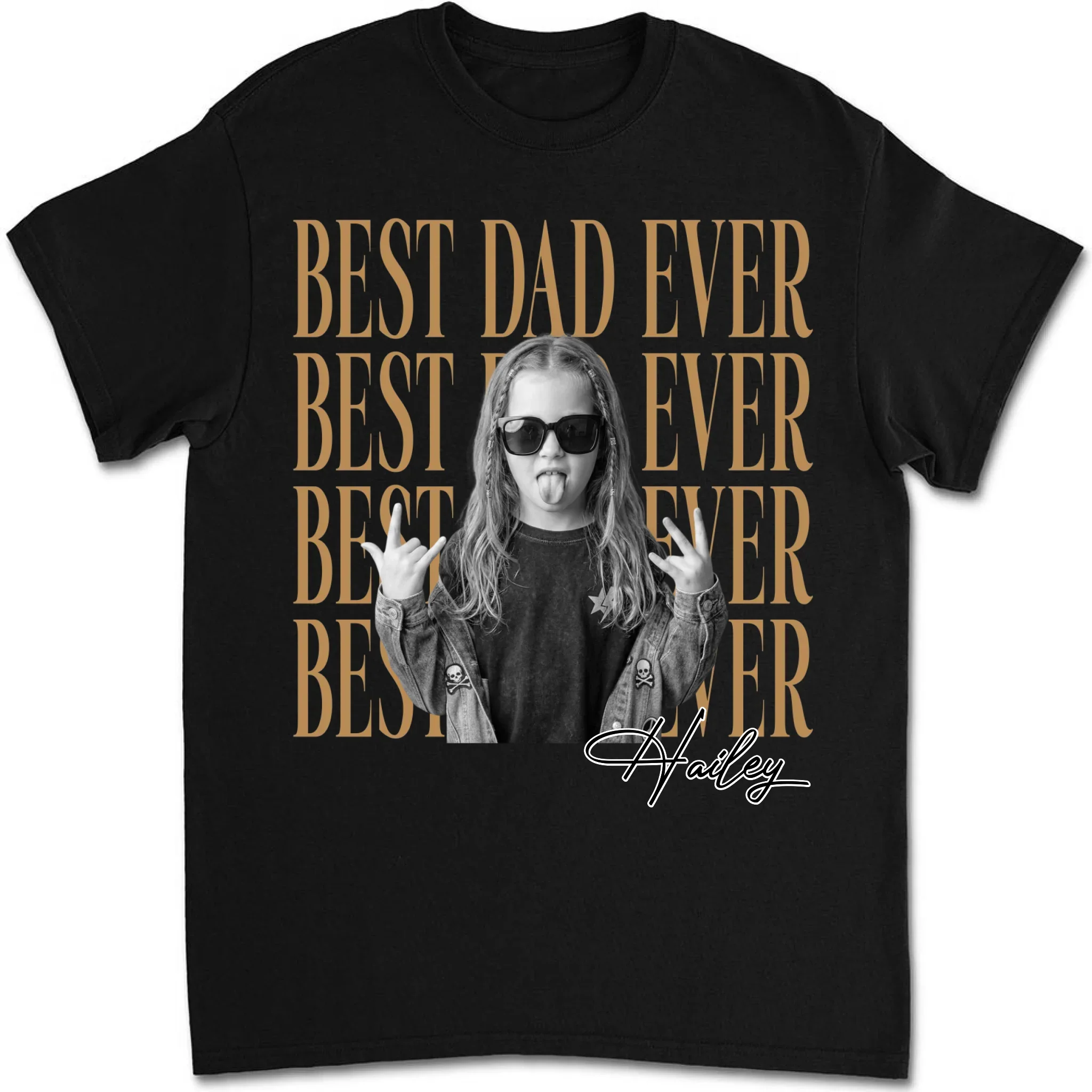 Dad And Kid Minimalist - Personalized Custom Shirt - Image 10