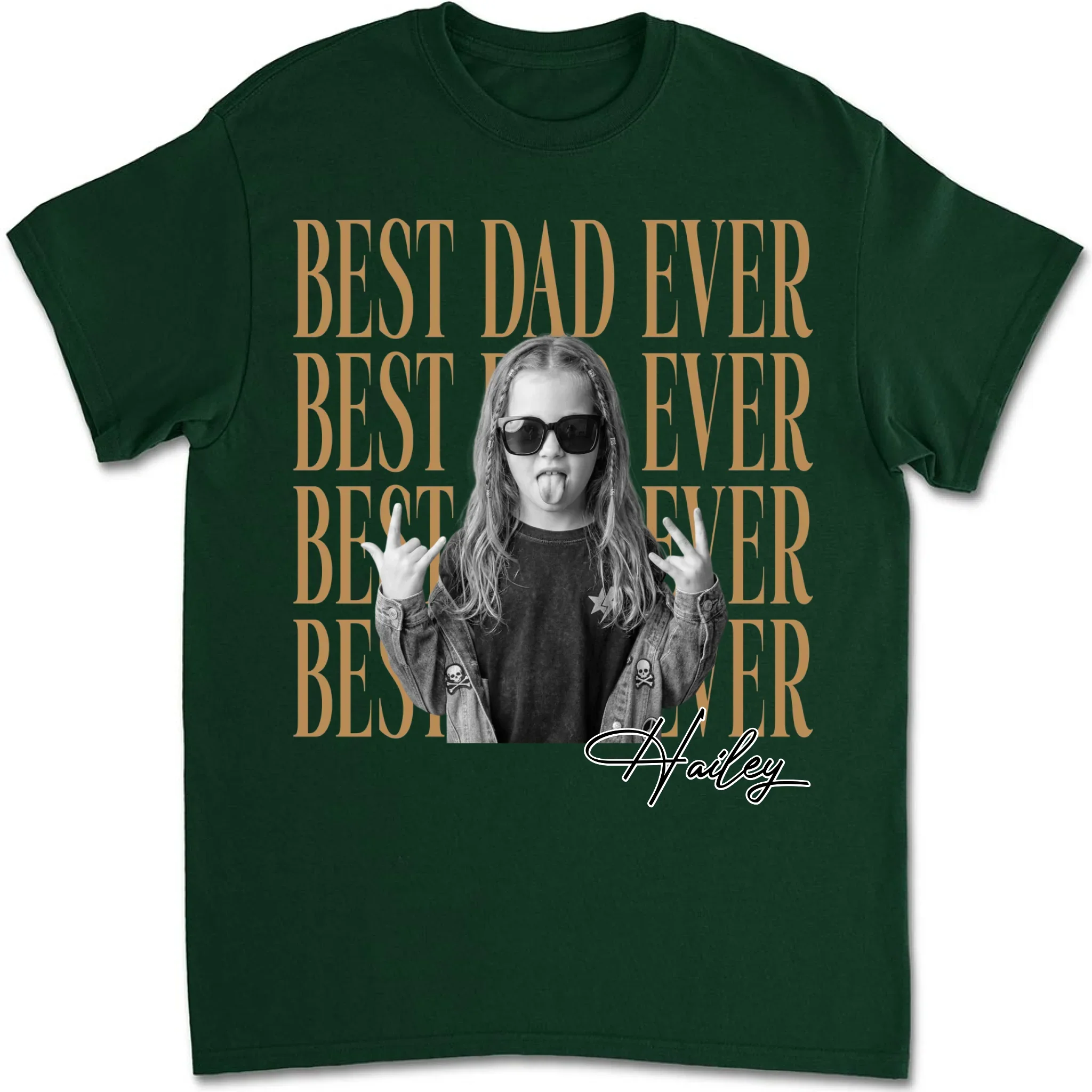 Dad And Kid Minimalist - Personalized Custom Shirt - Image 8