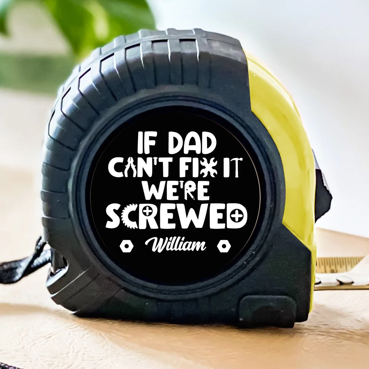 Dad Can Fix - Personalized Custom Tape Measure - Image 6