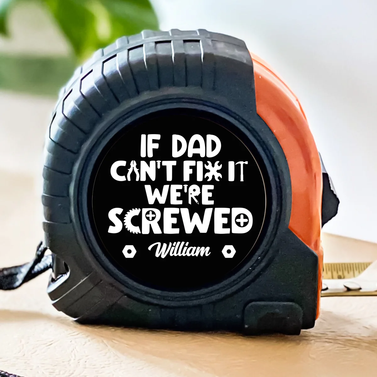 Dad Can Fix - Personalized Custom Tape Measure - Image 7