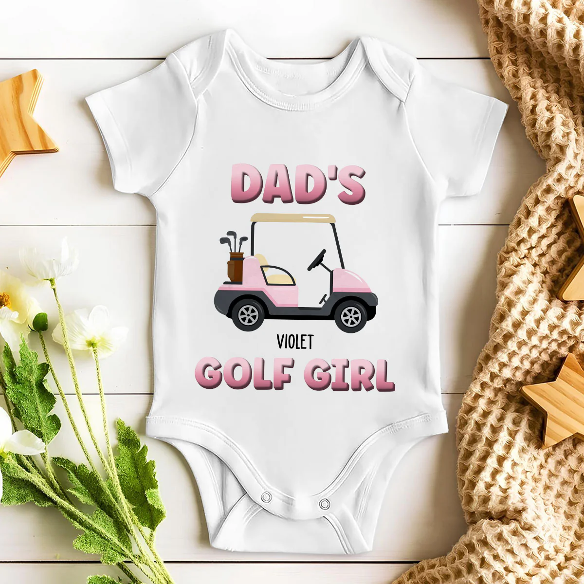 Dad Golf Buddy - Personalized Custom T-shirt And Onesie - Image 11
