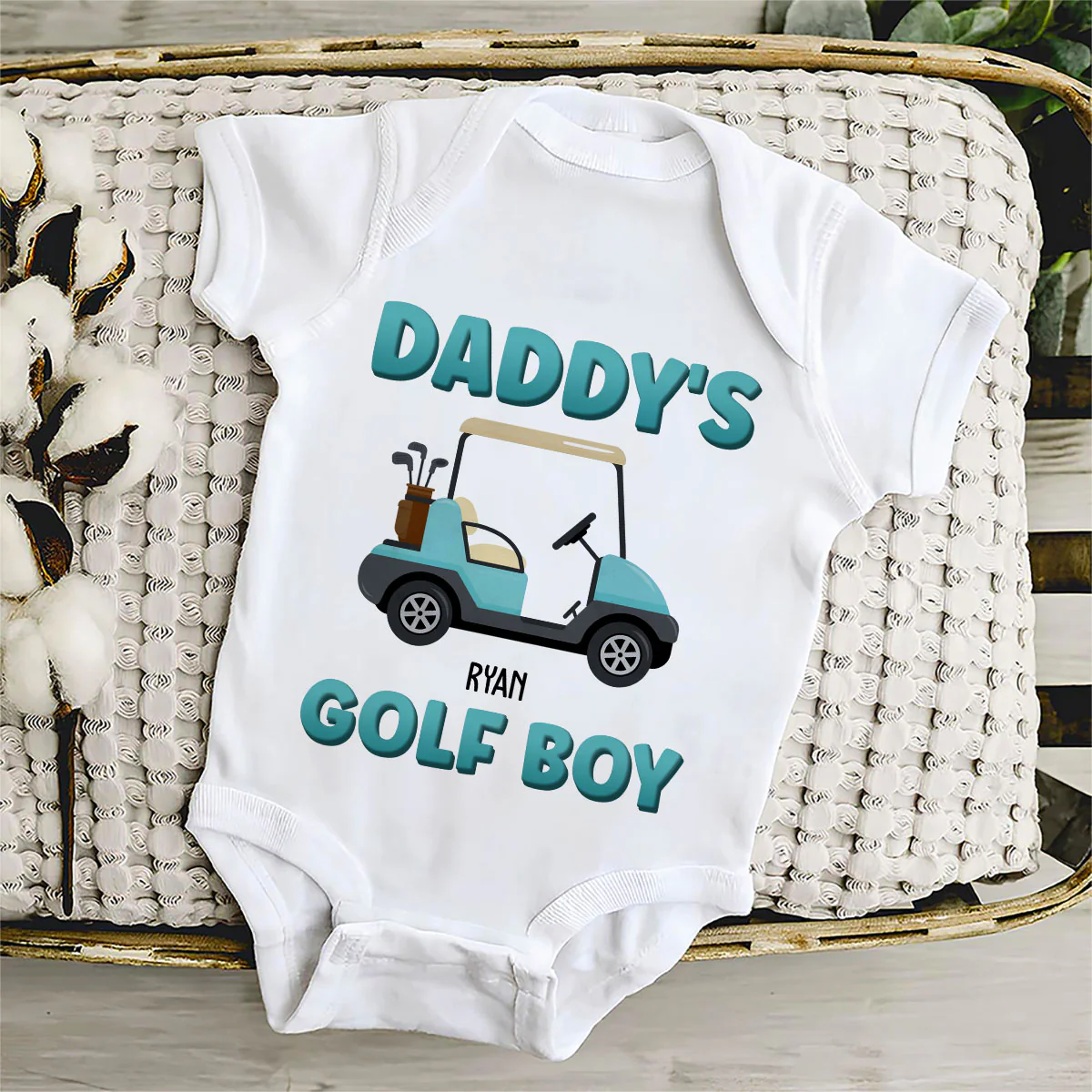 Dad Golf Buddy - Personalized Custom T-shirt And Onesie - Image 12