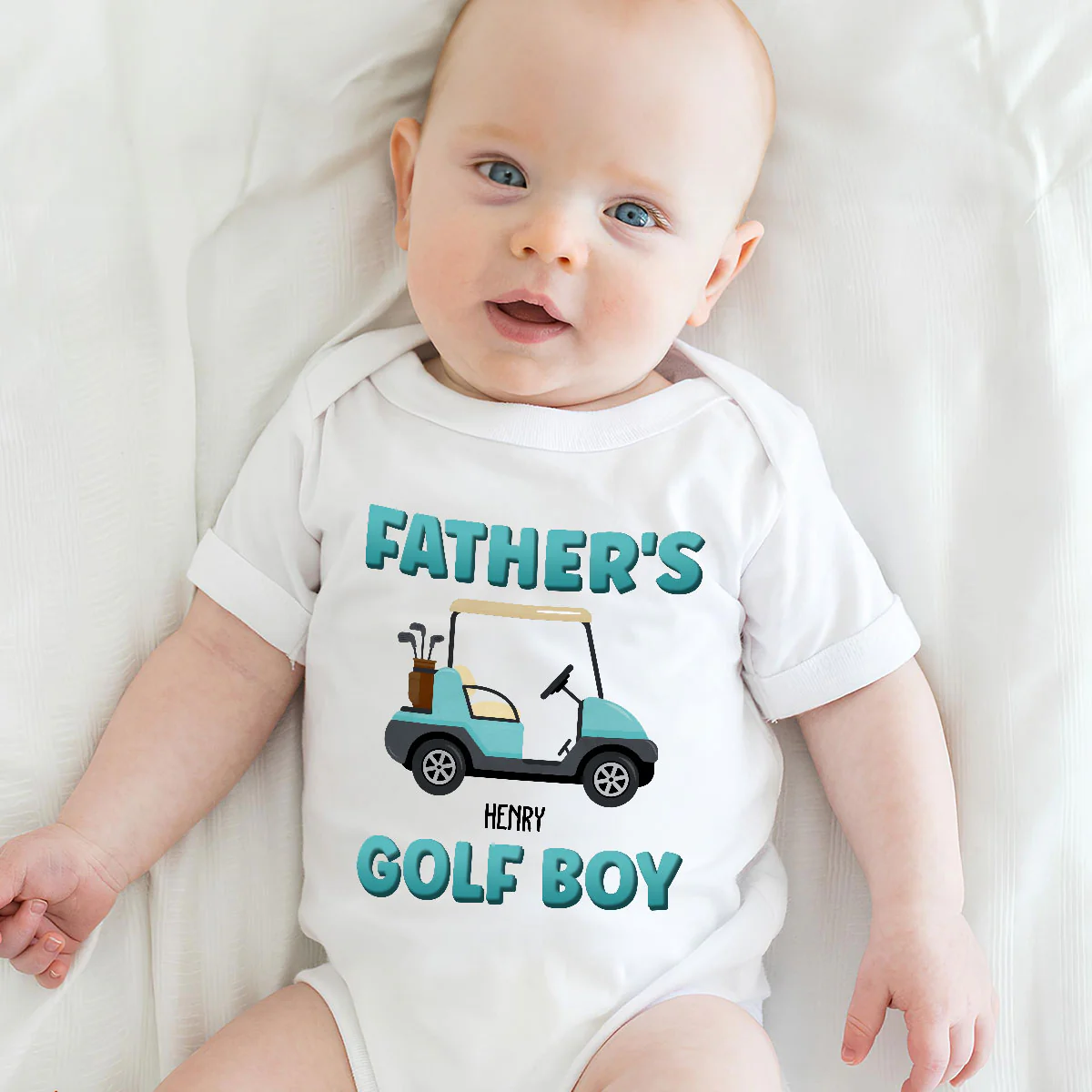 Dad Golf Buddy - Personalized Custom T-shirt And Onesie - Image 13