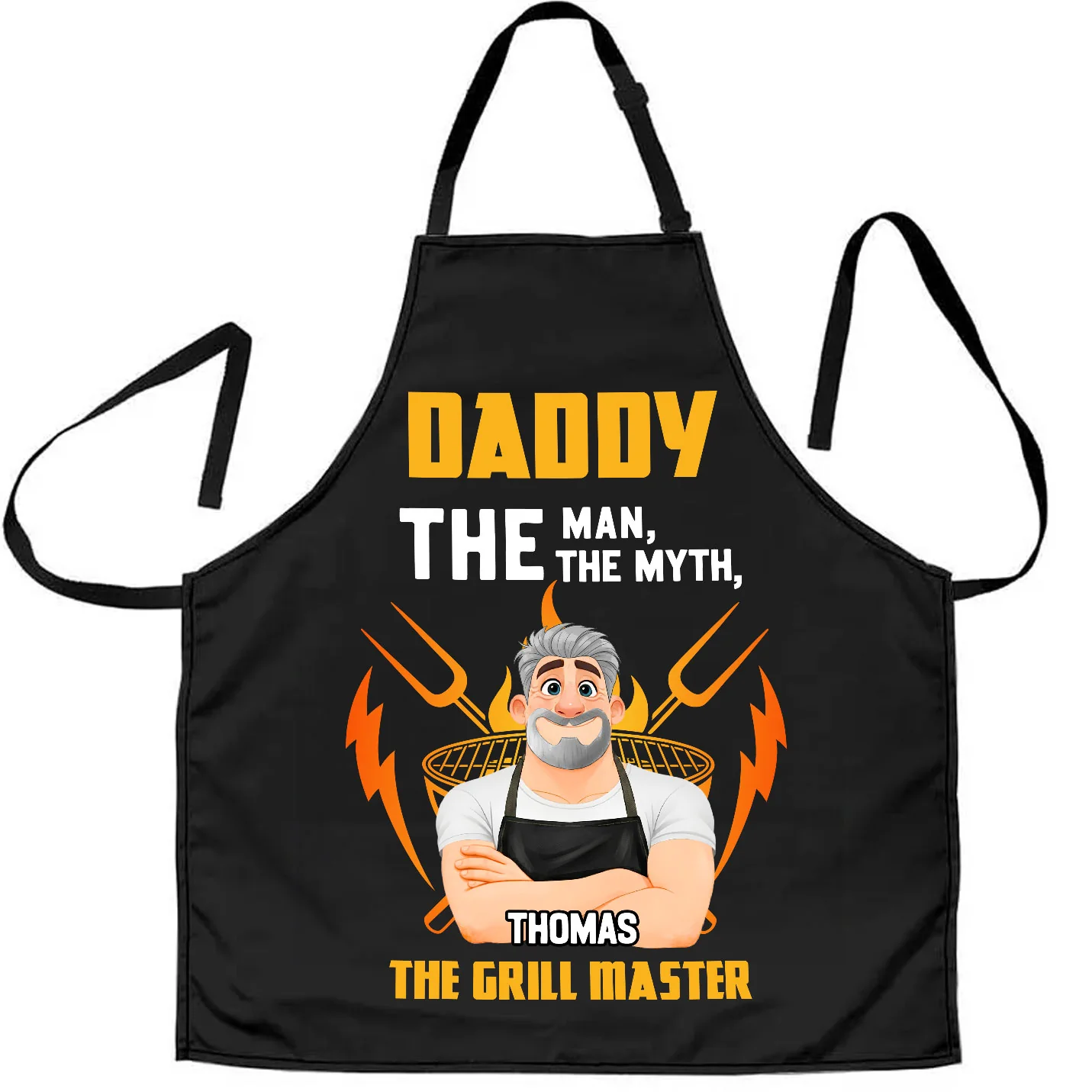 Dad Grills Like A Legend - Personalized Custom Apron