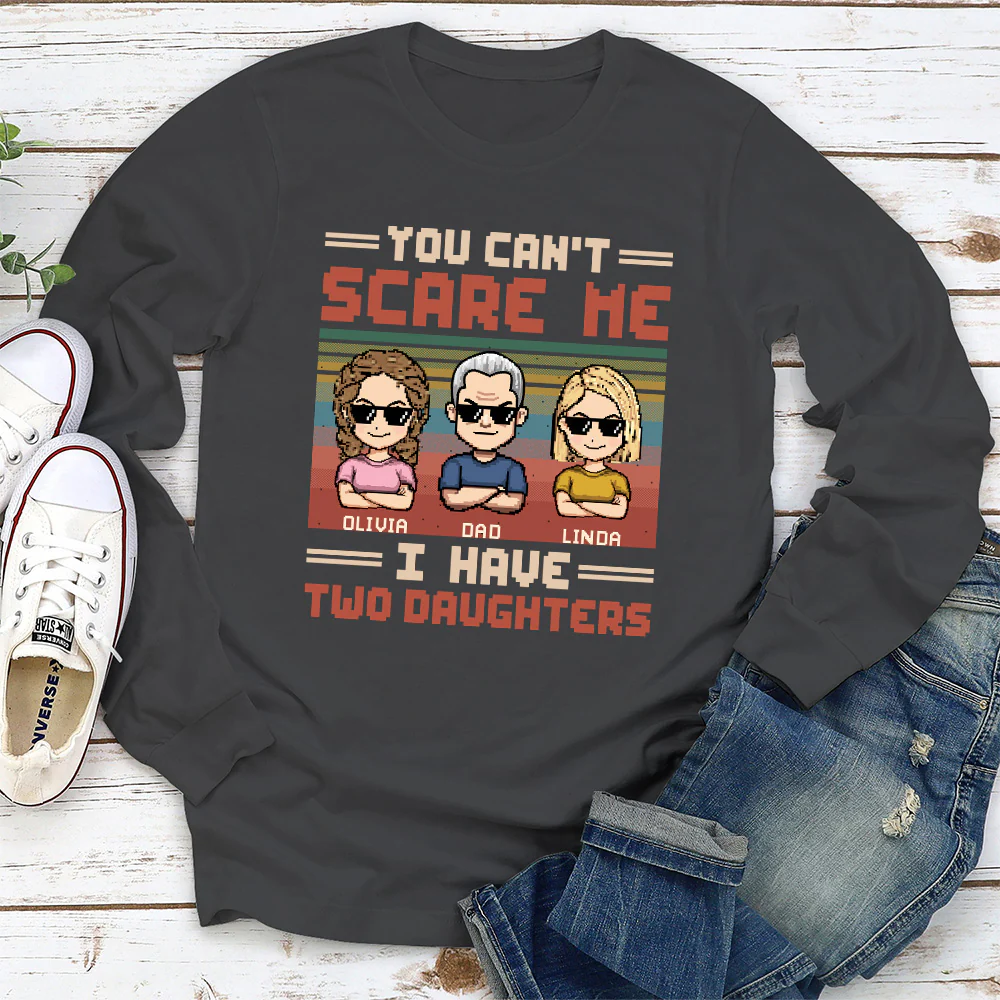 Dad Has A Crazy Daughter - Personalized Custom Shirt - Image 3