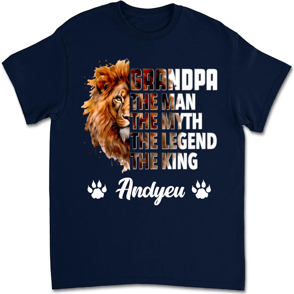 Dad Is The King - Personalized Custom Shirt - Image 11